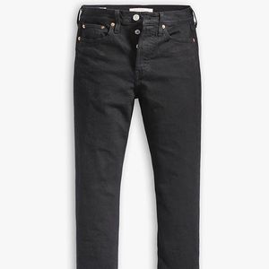Levi’s Black Wedgie Fit Cropped Jeans